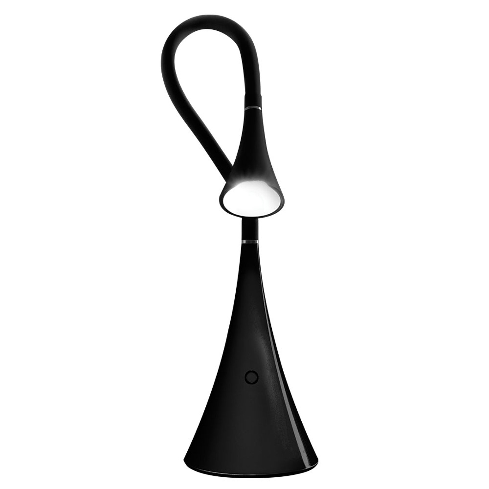 TRAE Kuki LED-skrivebordslampe, 5 000 K svart