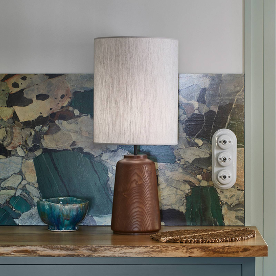 MARKET SET Mokuzaï M bordlampe, hvit