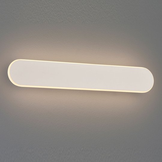 LED-vegglampe Carlo, Switchdim, 50 cm, hvit