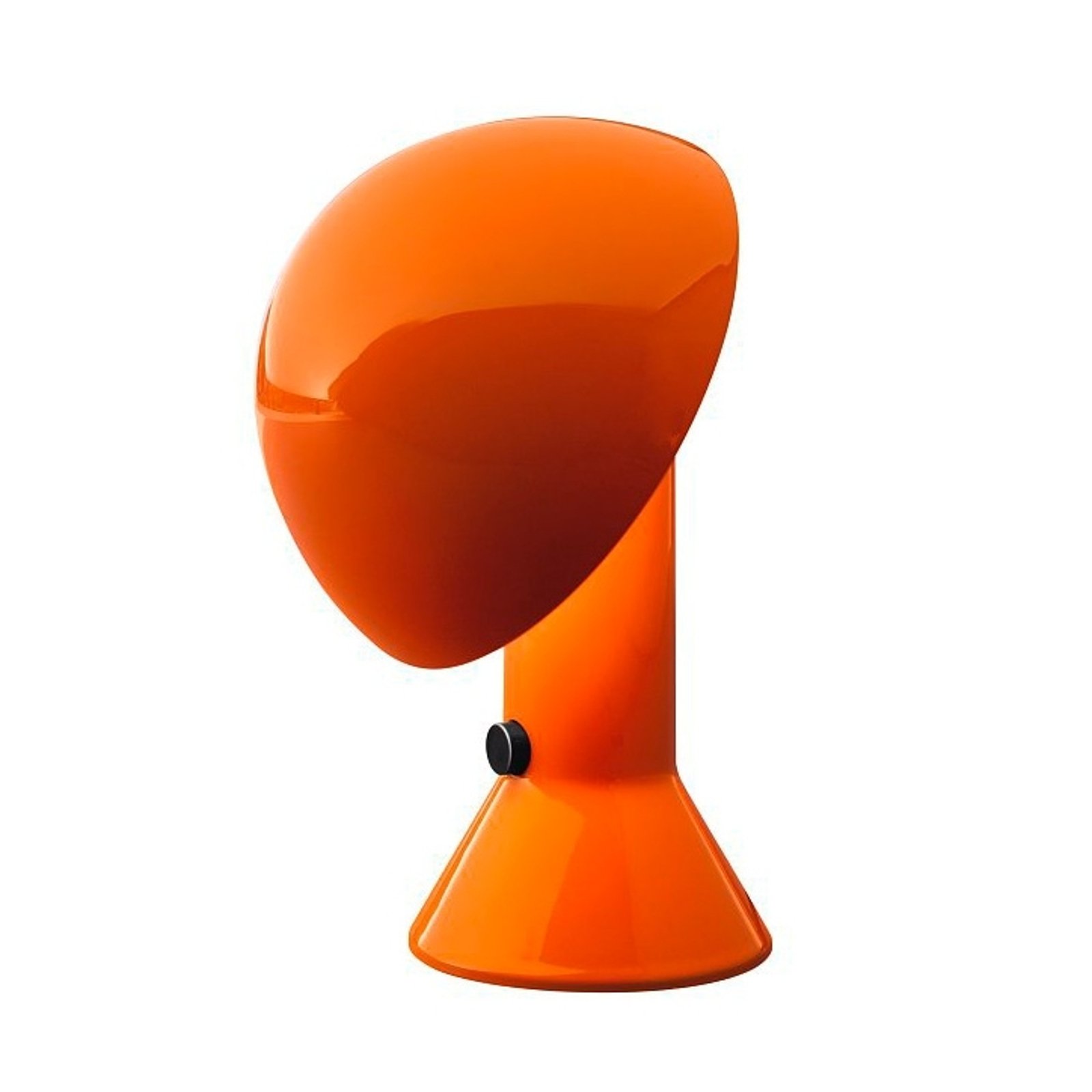 Design-bordlampe ELMETTO, oransje