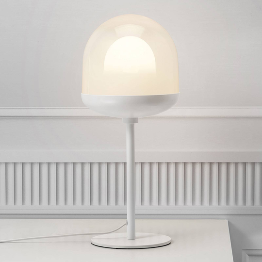 Bordlampe Magia, hvit