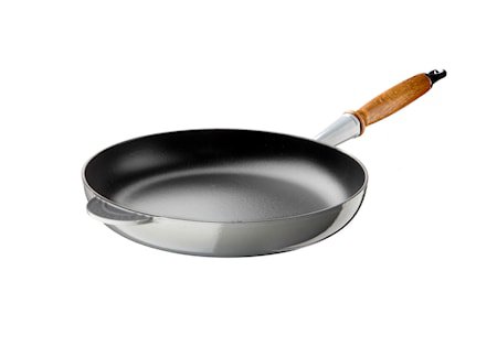 Stekepanne med trehåndtak 28 cm Mist Grey