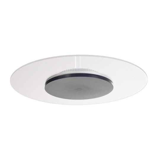 Zaniah LED-taklampe, 360°-lys, 24W, grå