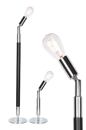 Mr Hyde Bordlampe Mattsvart/Krom