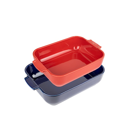 Appolia Ovnsformsett 25+32 cm Rød & Blå