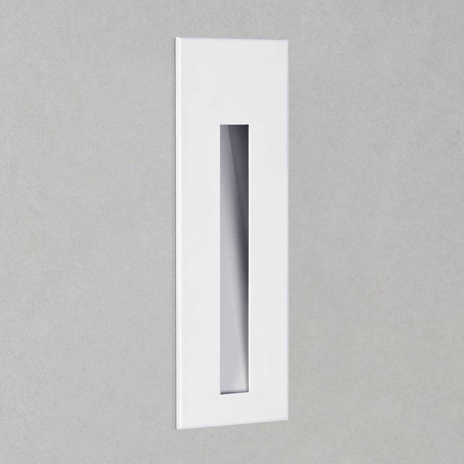 Astro Borgo 55 innfelt vegglampe, matt hvit