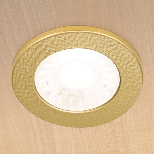 LED-møbelspot Artist 3-er-sett messing