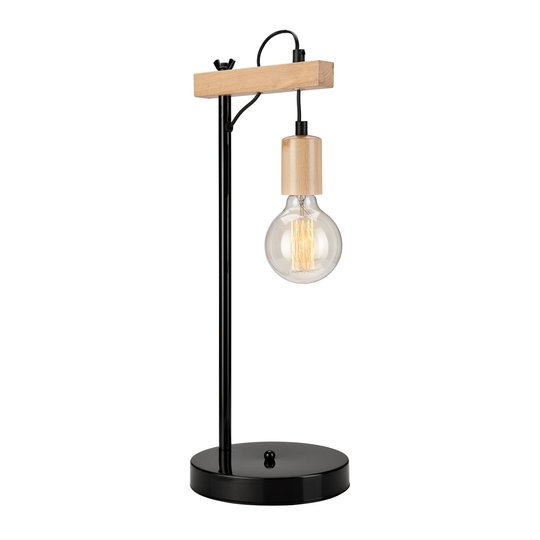 Bordlampe Tyske, tredetaljer natur