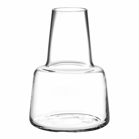 Flora Vase medium hals Klar 12 cm