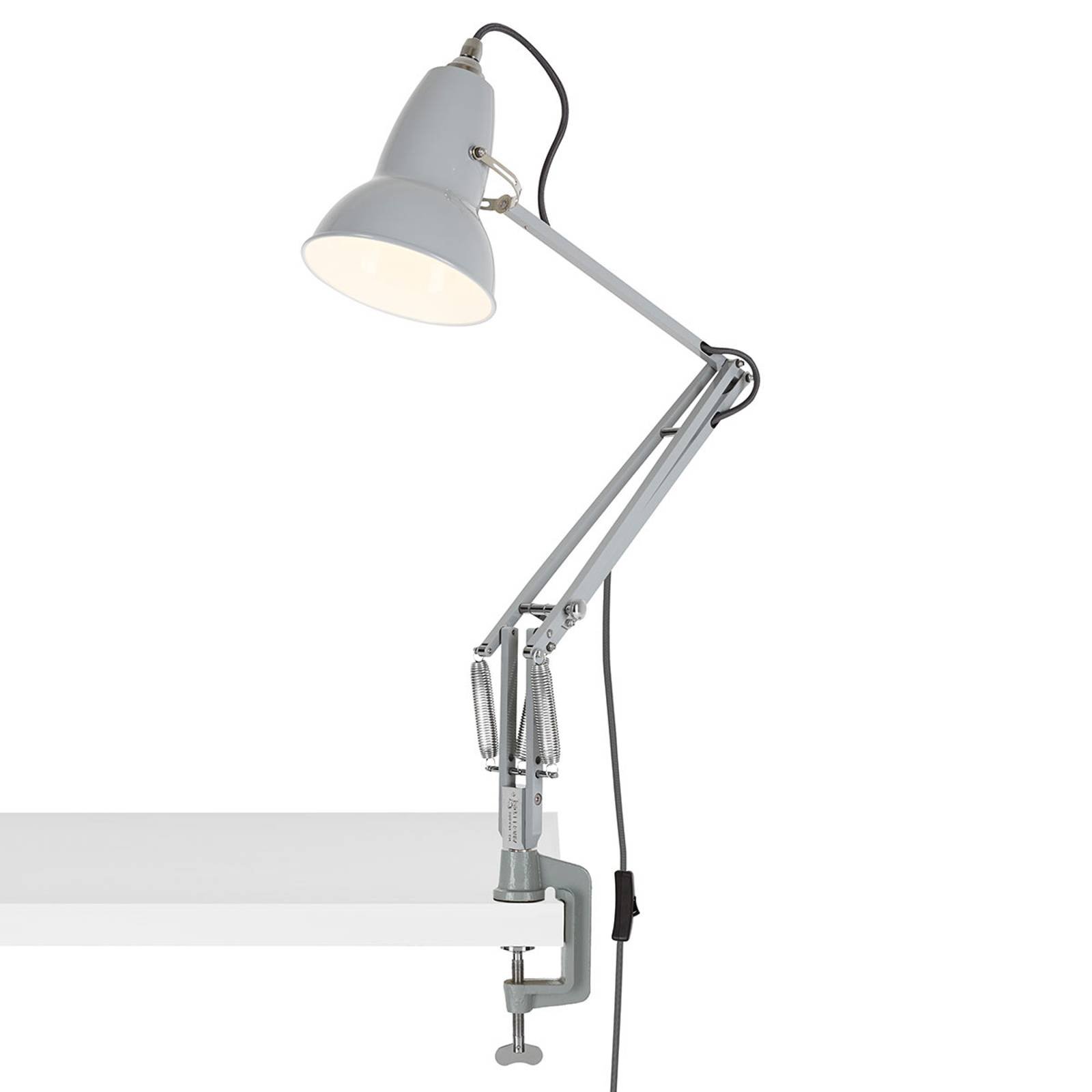 Anglepoise Original 1227 klemme-bordlampe grå