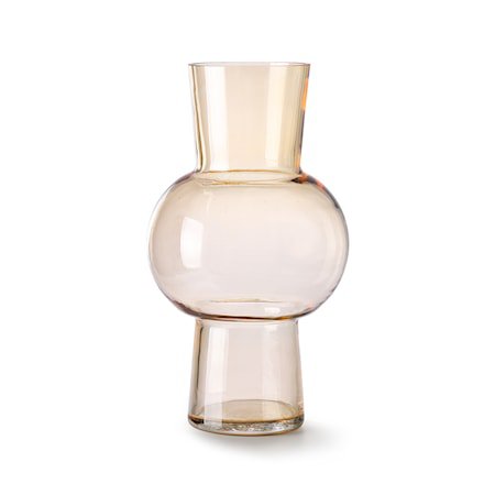 Glas Flower Vase M Peach