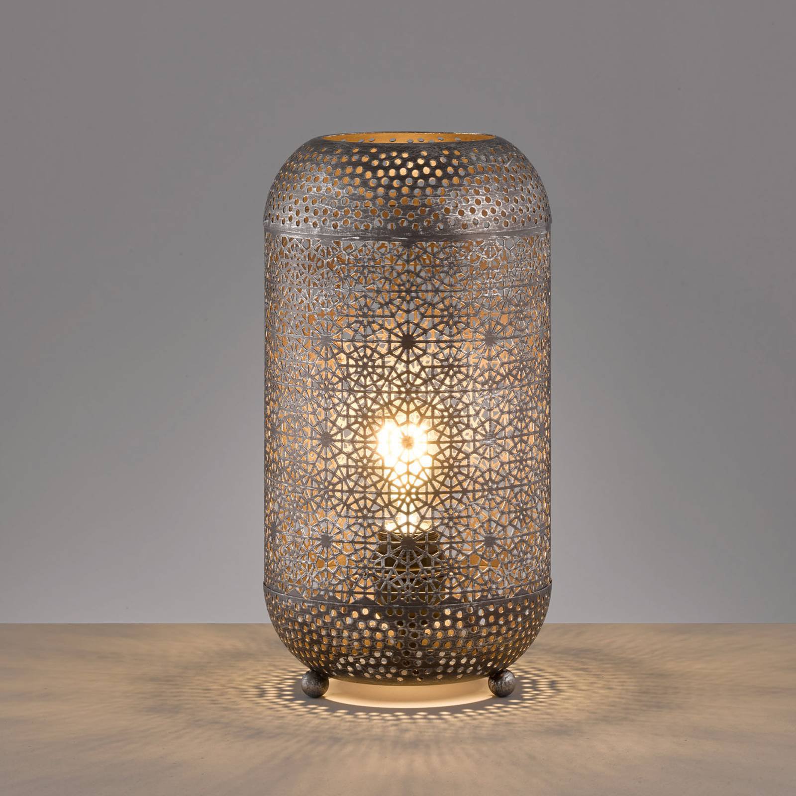 Bordlampe Velvet, høyde 35 cm, Ø 18 cm