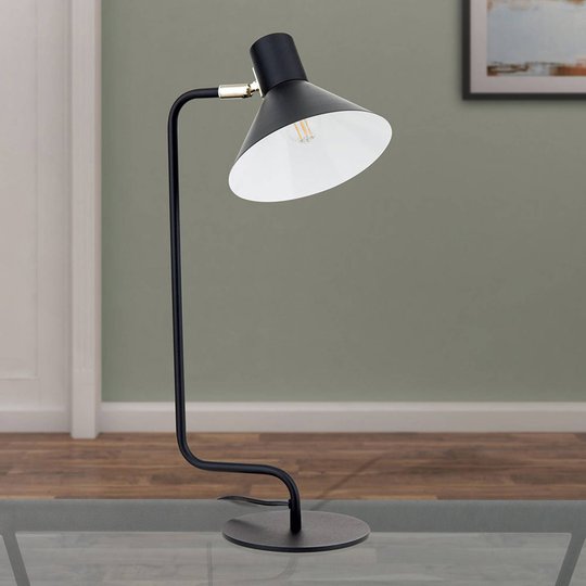 Victoria skrivebordslampe hode justerbart svart