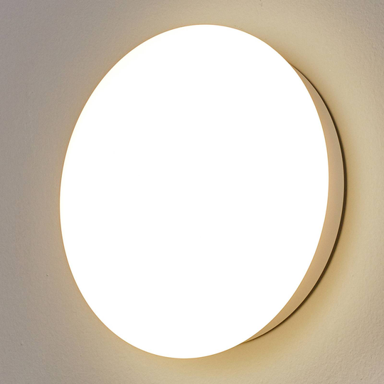 SUN 12 LED-vegglampe, IP55, 18 W, varmhvit, 3000 K
