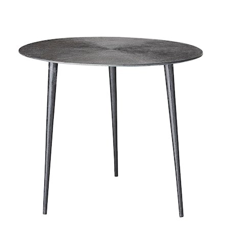 Kaylee Sidebord Aluminium Svart Ø61cm