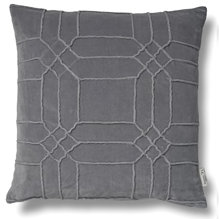 Delhi Kuddfodral Slate Gray 50x50 cm