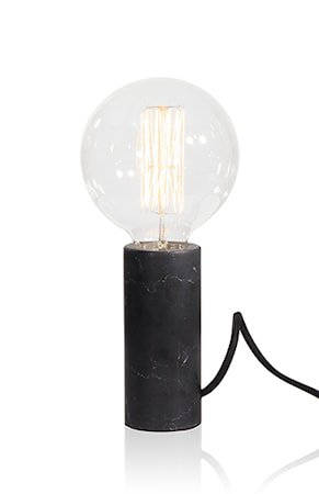 Bordlampe Marble Svart