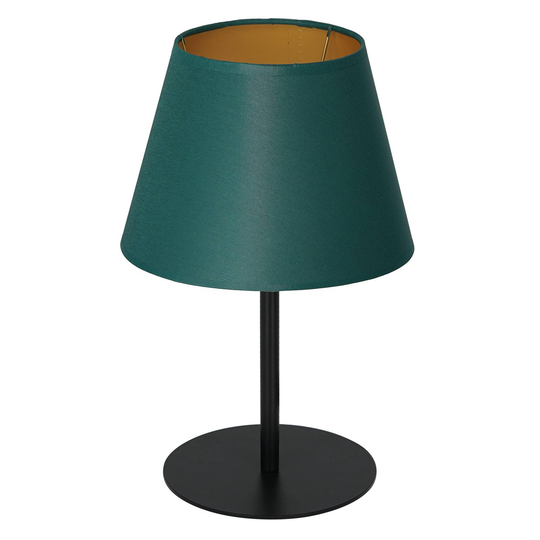 Bordlampe Soho, konisk høyde 33 cm grønn/gull