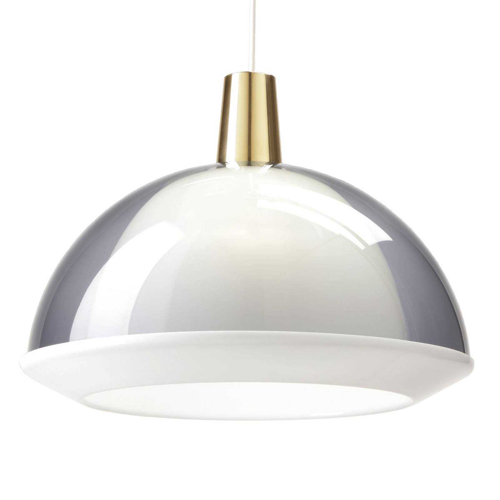 Innolux Kuplat 400 pendellampe, 40 cm, røykgrå