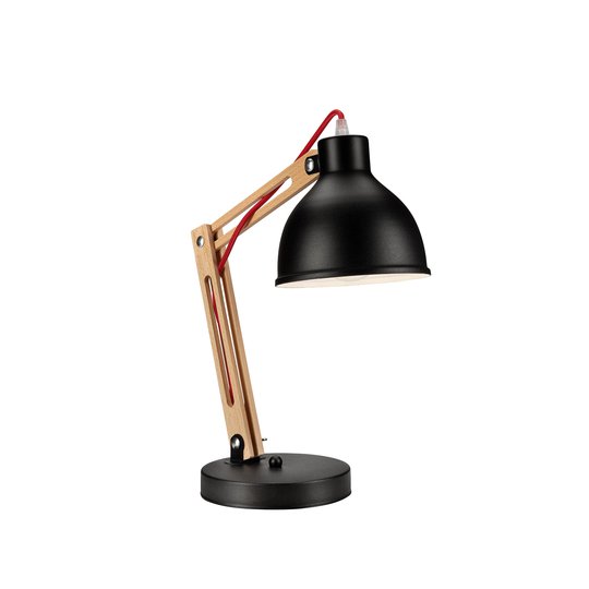 Bordlampe Skansen, justerbar, svart