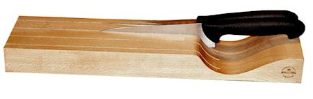 Liggande knivblokk for 4 kniver