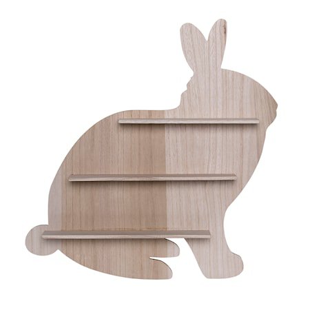 Hylle Kanin Keisertre 50x50x9 cm