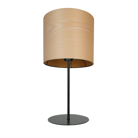 Envolight Veneer bordlampe hvitt asketre Ø 20,5 cm