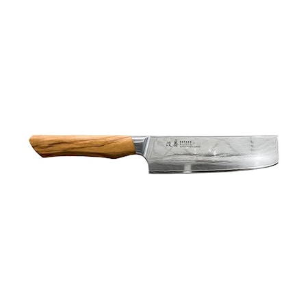 Kaizen grønnsakskniv Nakiri 16,5 cm, olivenhåndtak