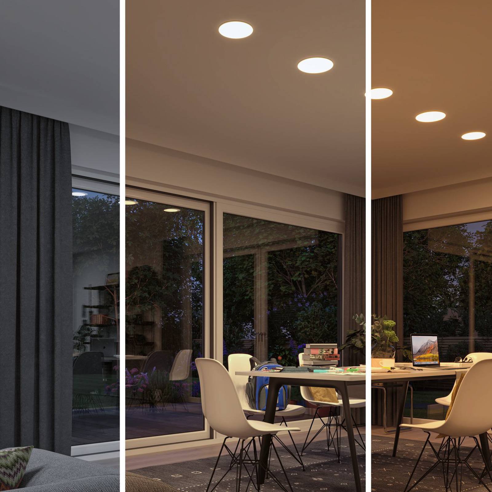 Paulmann LED-panel Veluna rund CCT ZigBee 18,5cm
