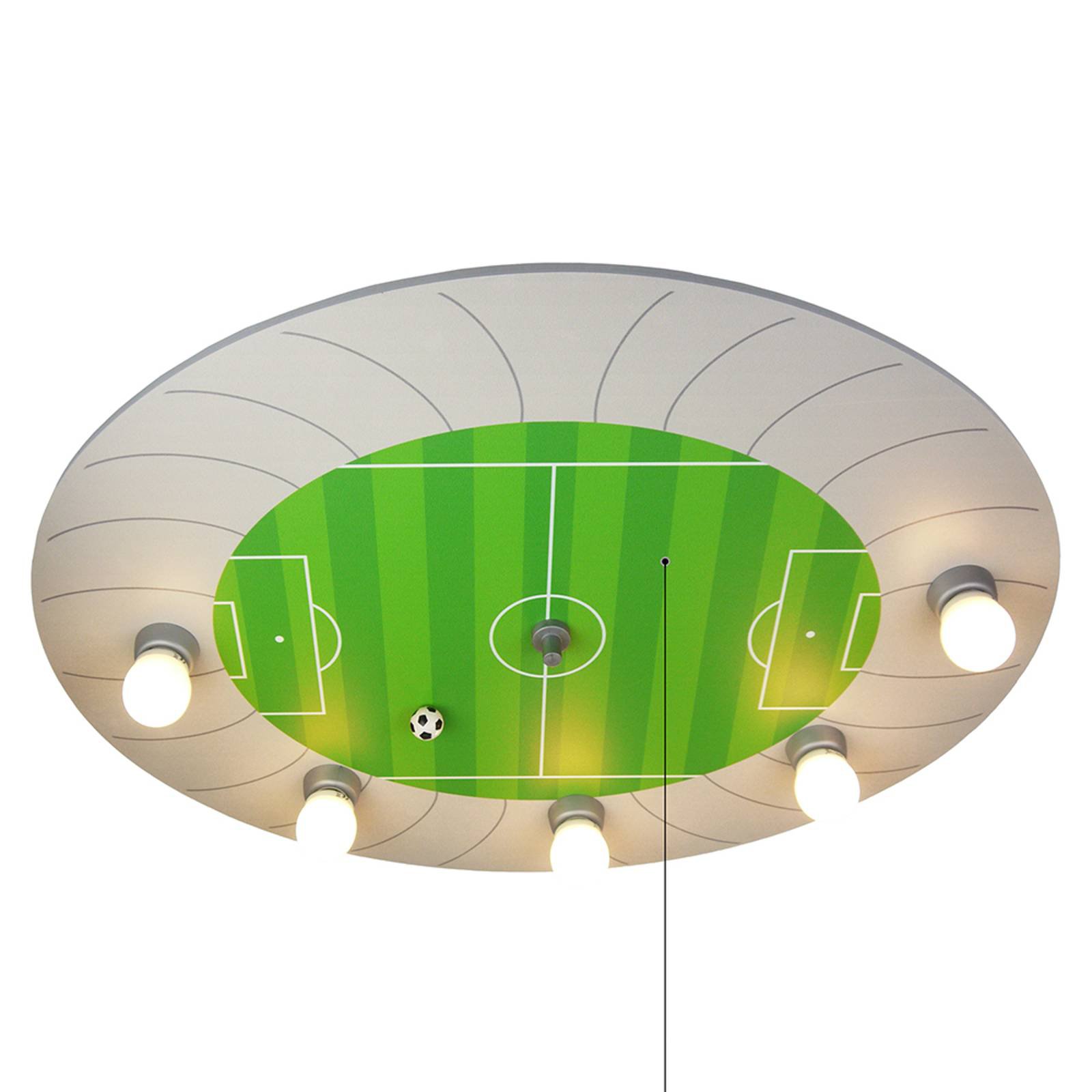 Taklampen fotballstadion med LED-lys