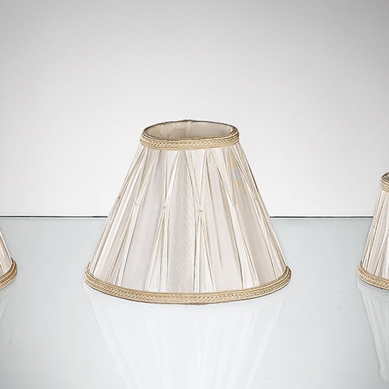 Reserveskjerm for bordlamper i plissé 23 cm