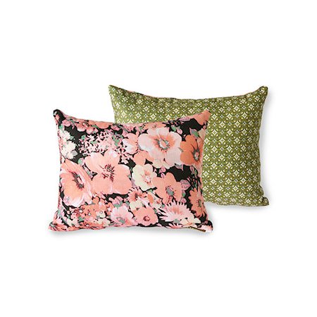 DORIS Printed Pute Floral 30x40 cm