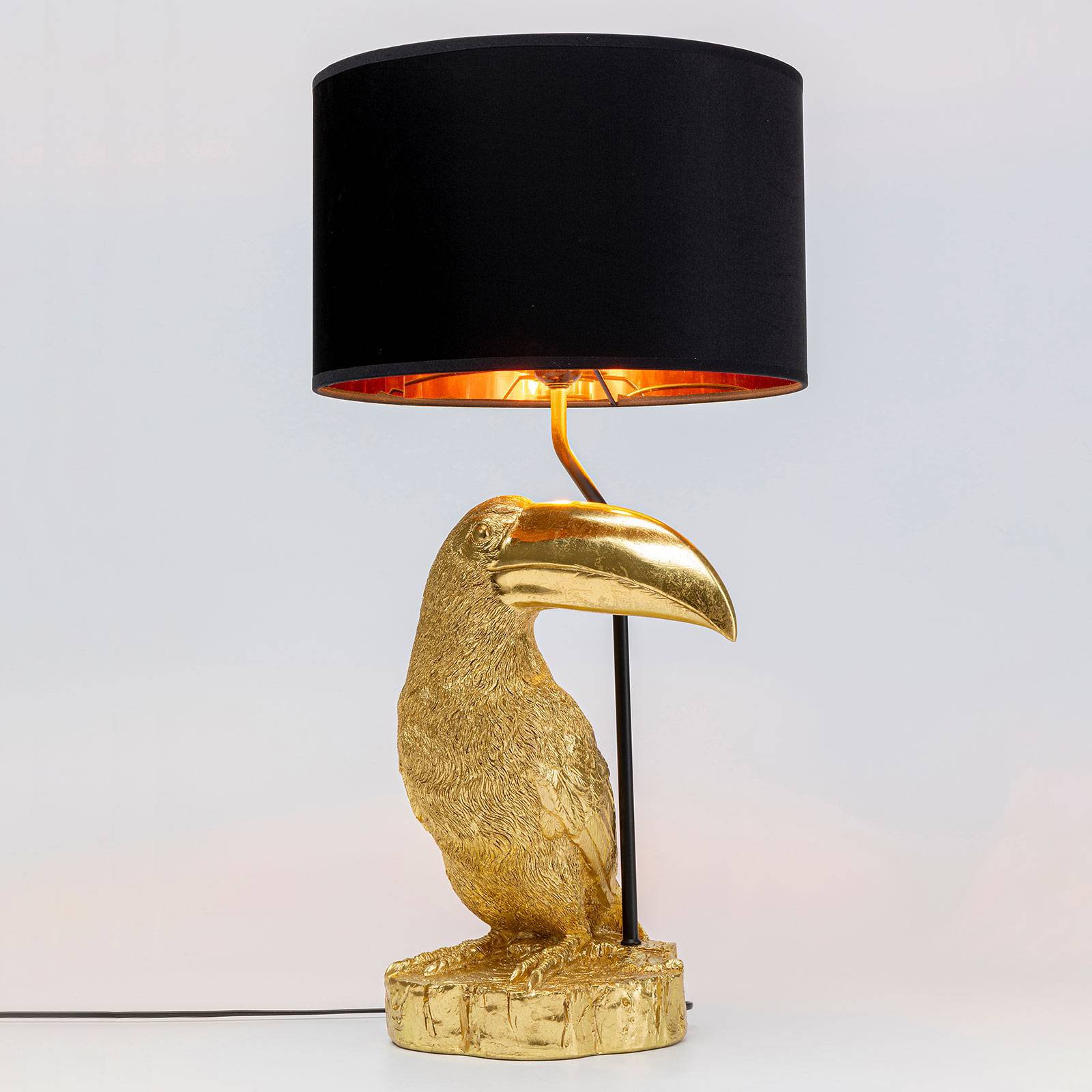 KARE Toucan bordlampe, gull