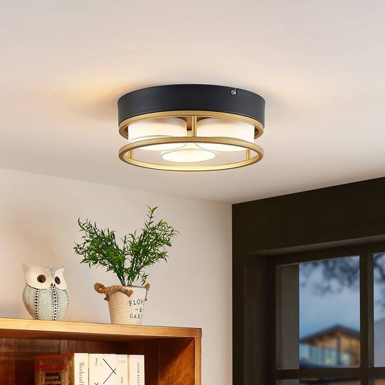 Lindby Bymera LED-taklampe rund, 3 lyskilder