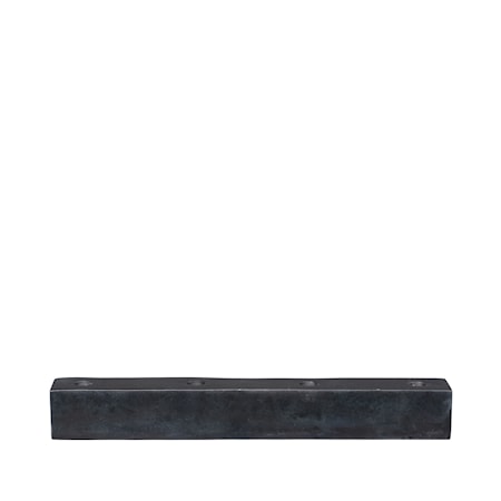 Lysestake Ellen 27 cm Marmor Svart