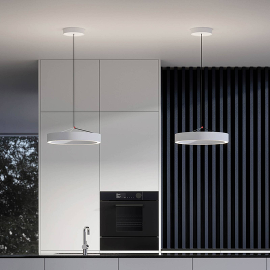 Steng Licht Tolou LED-hengelampe Casambi 930 hvit