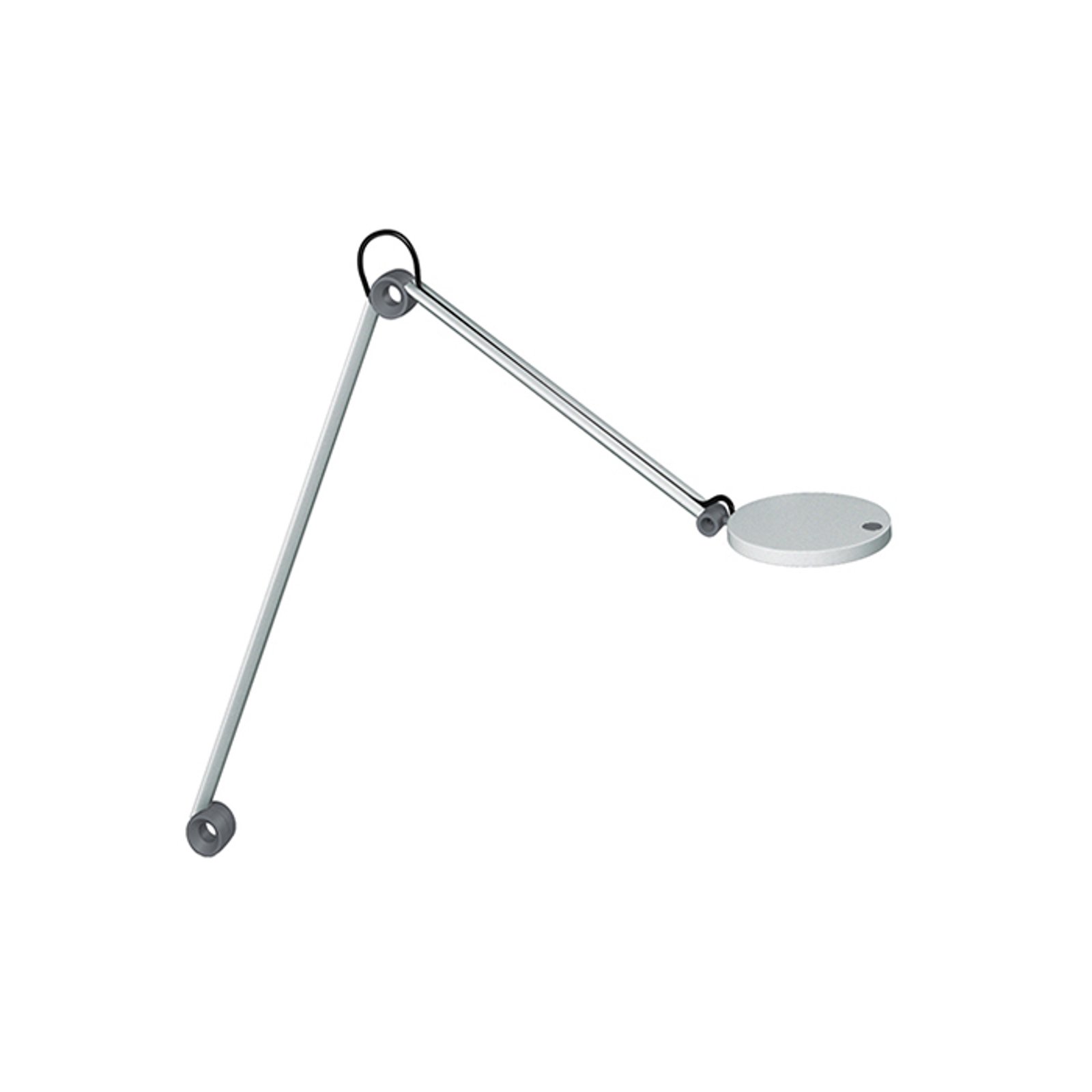 LED-arbeidsplasslampe PARA.MI FTL102R R sølv 4000K