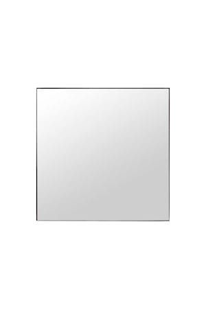 Raw Speil med ramme 100 x 100 cm