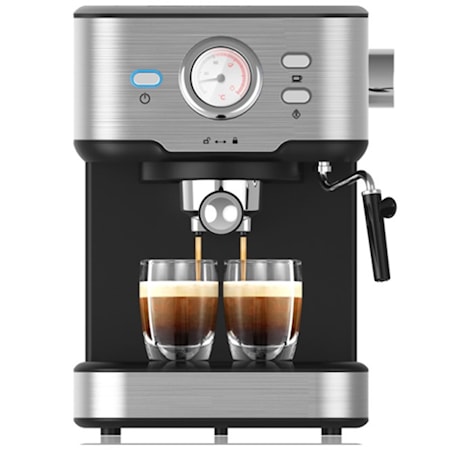 Espressomaskin med melkeskummer