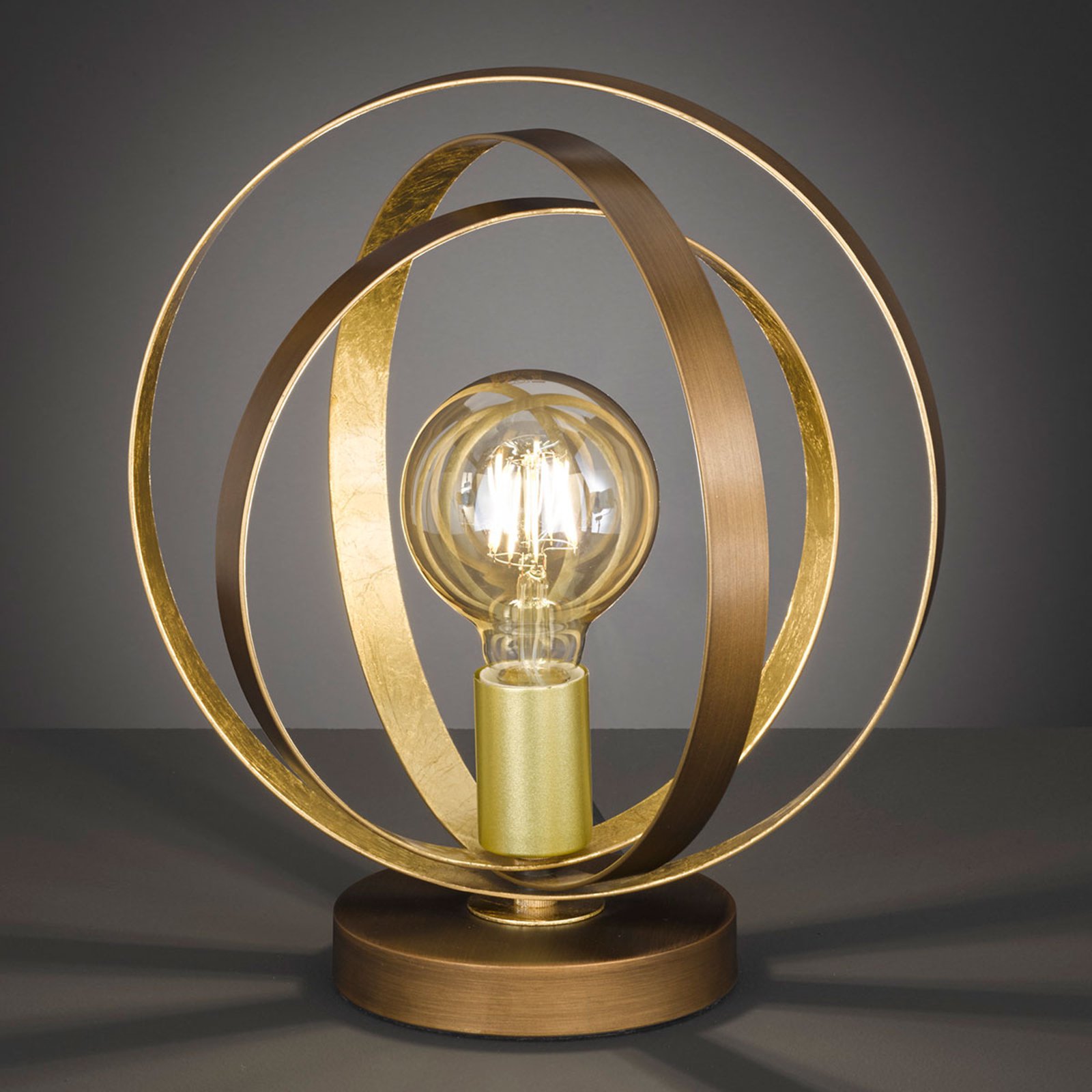 Trendy bordlampe Cordoba med burskjerm