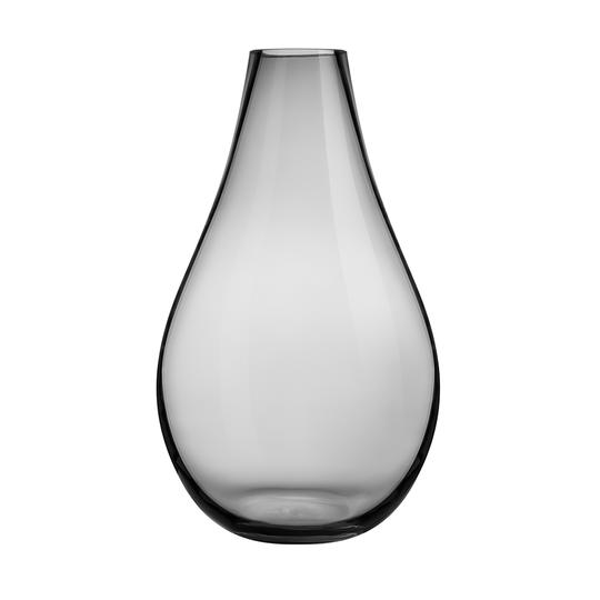 Hadeland Glassverk Dråpe Vase 290mm Røkgrå