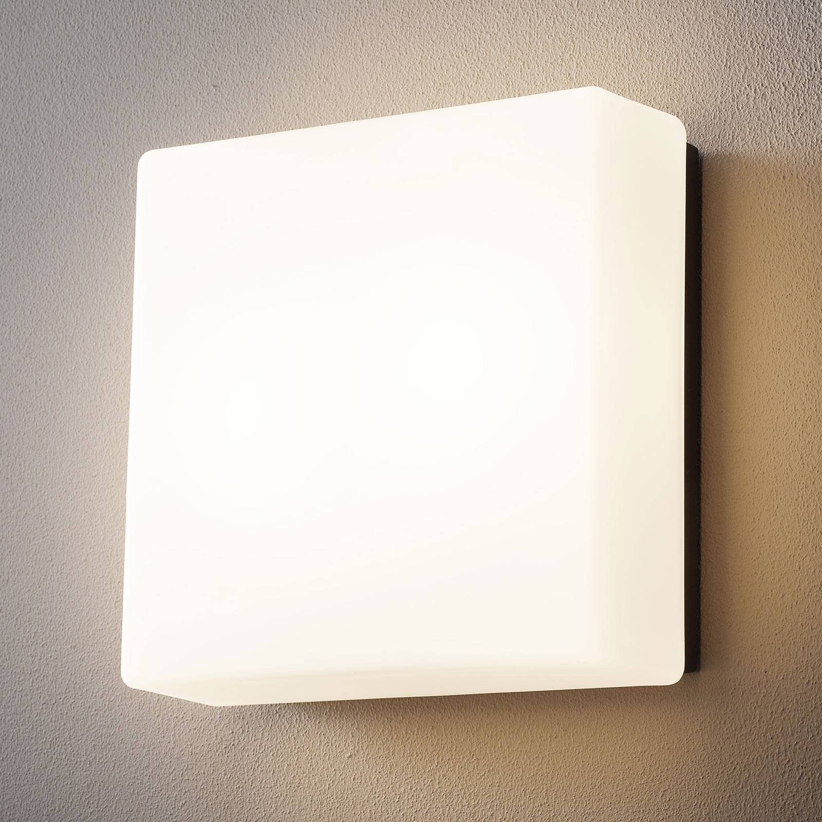 BEGA lysbyggestein 38302 LED-vegglampe 32x32 cm