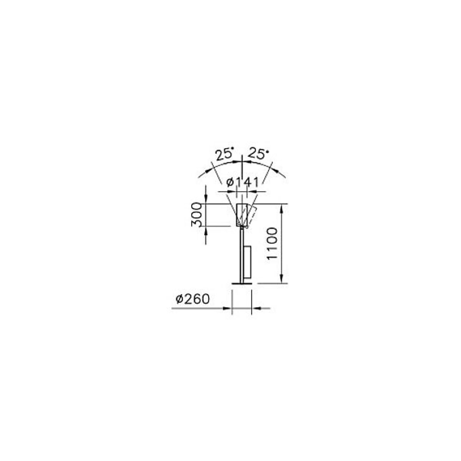 Regent Stream Low lyskaster digital 120W 380 svart