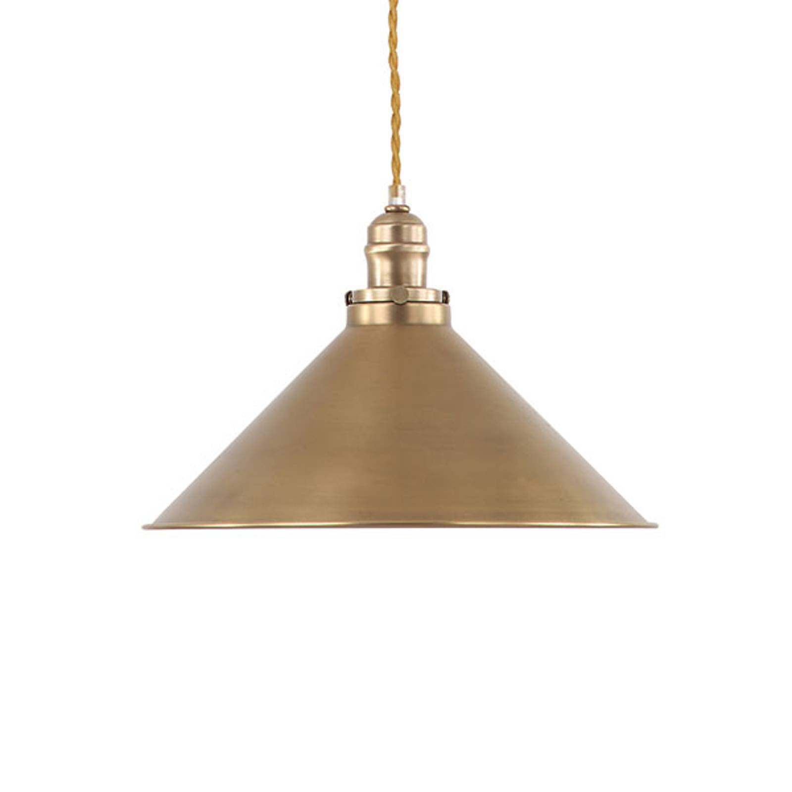 Hengelampe Provence, antikk messing