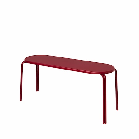 Oda 2-seters Benk Askefinér Redbrown