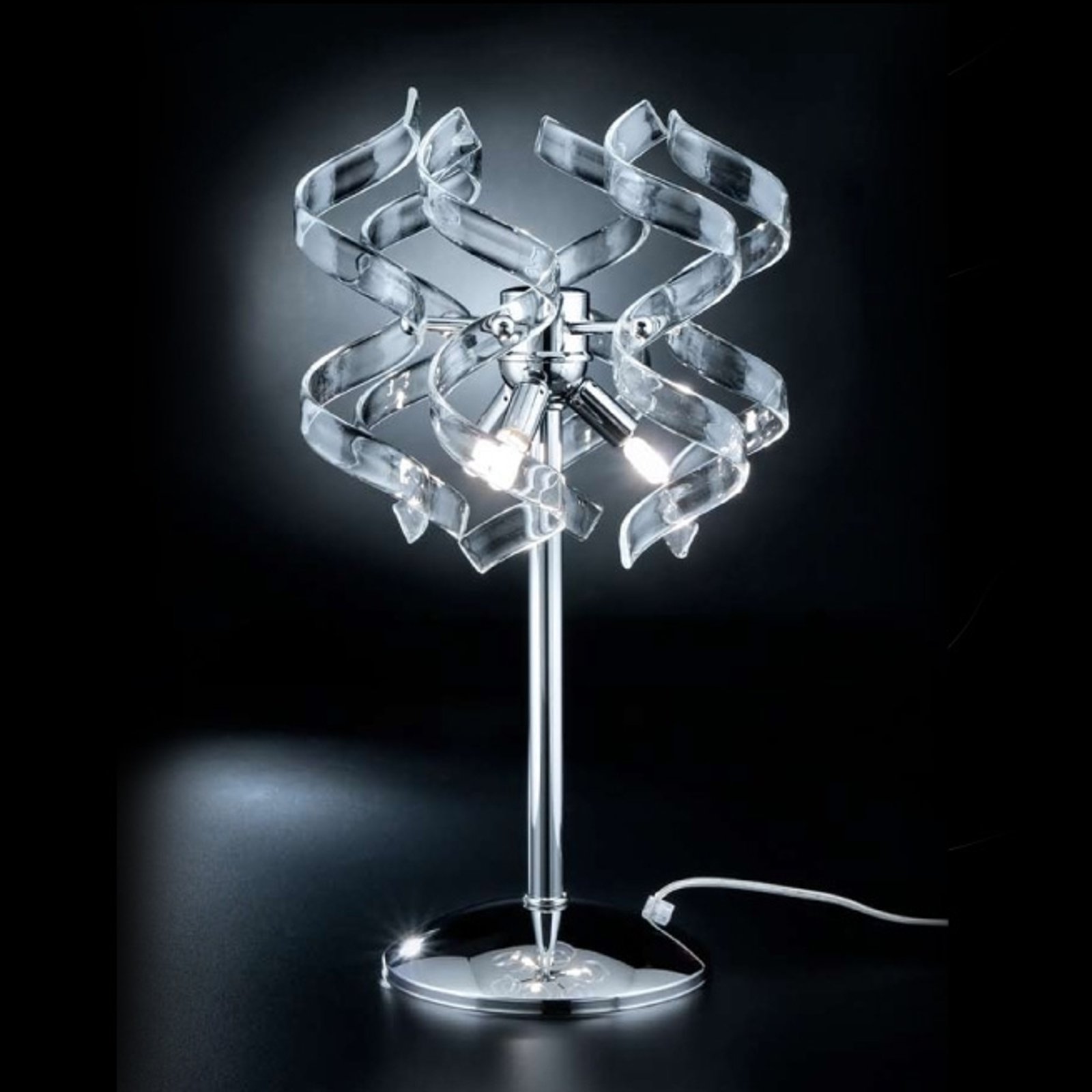 Uvanlig bordlampe CRYSTAL