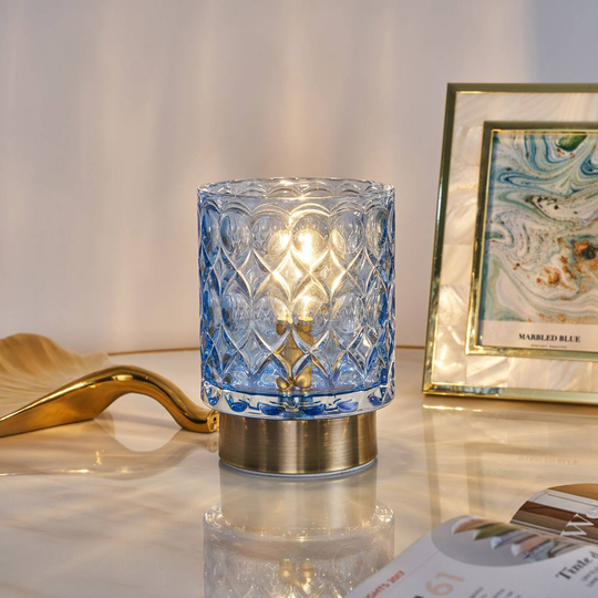 Pauleen Chic Glamour dekolampe glass, batteri