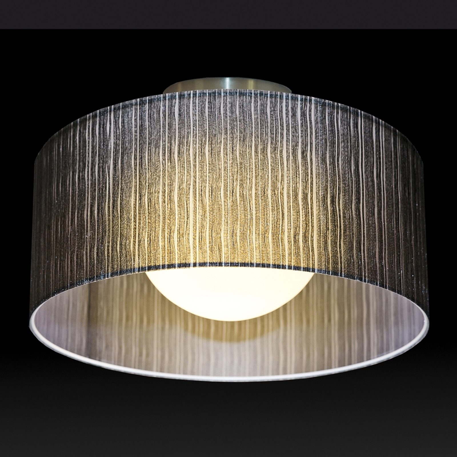 Eksklusiv Ganzo taklampe i brunt Ø 90 cm