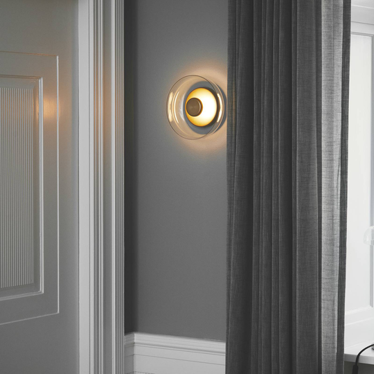 Nuura Blossi Wall/Ceiling LED-vegglampe, klar
