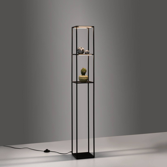 Paul Neuhaus Contura LED-gulvlampe i svart